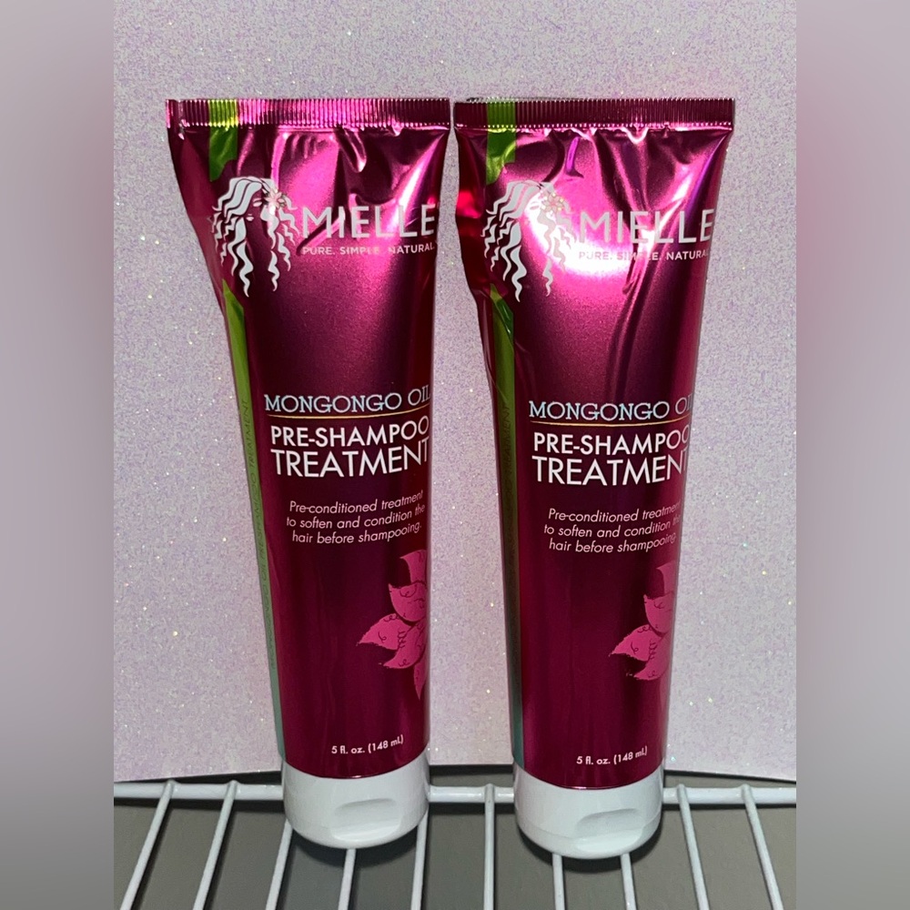 2-Mielle Mongongo Oil Pre-Shampoo Treatment 5oz each NEW & SEALED